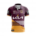 Jersey Polo Brisbane Broncos Rugby 2024 Home