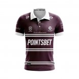 Jersey Polo Manly Warringah Sea Eagles Rugby 2024 Home