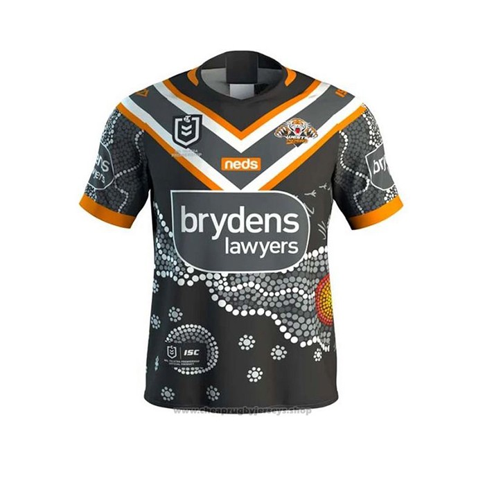Cheap Wests Tigers Rugby Jersey 2020-2021 Indigenous