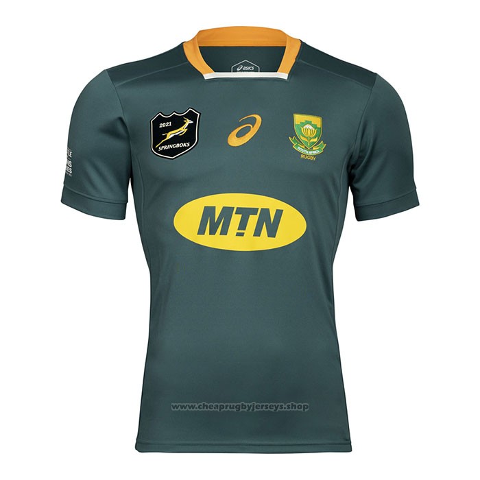 Cheap South Africa Rugby Jersey 2021 Home