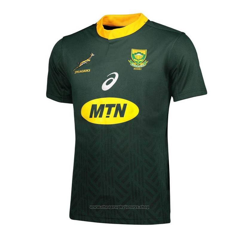 Cheap South Africa Springbok Rugby Jersey 2019 Home