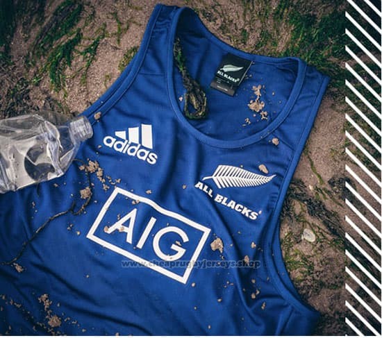 New Zealand All Blacks Rugby Tank Top 2019 Blue